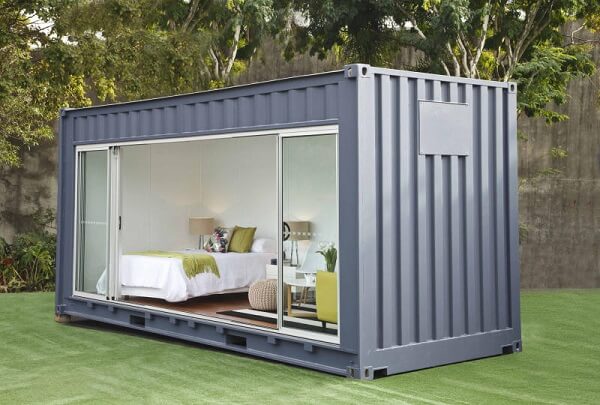 Mẫu nhà container 10 feet dùng để thiết kế phòng ngủ riêng biệt cho gia chủ