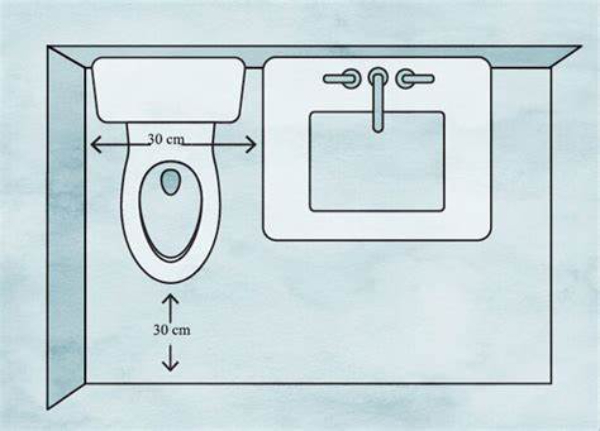 Xác định vị trí đặt xí bệt cho không gian thoải mái