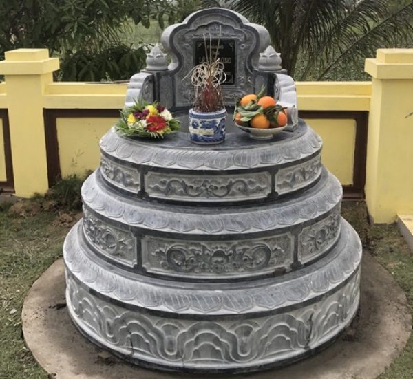 Thiết kế mộ tròn đá phù hợp