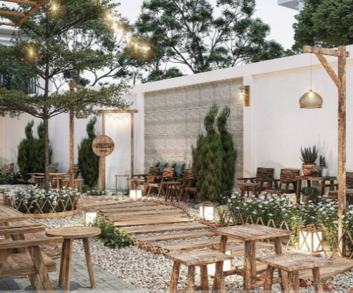 Nội thất cafe kháng nước giải pháp bền vững cho thiết kế mới.