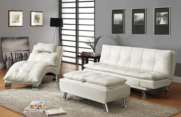 Nhược điểm khi sử dụng sofa da màu trắng