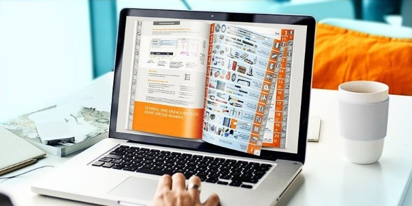 E-catalogue trên thiết bị điện tử