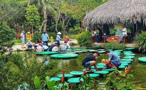 Không gian xanh mát ở nông thôn