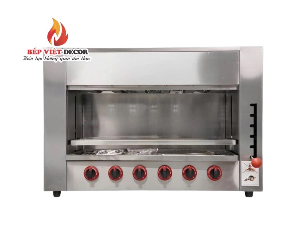 Cấu tạo của bếp nướng gas công nghiệp