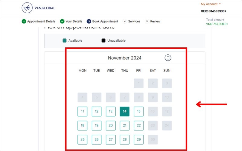Đặt lịch hẹn tại VFS giúp bạn tránh tình trạng xếp hàng dài