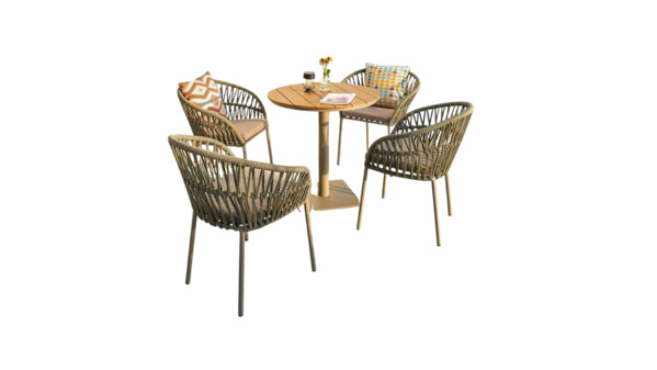 Ghế mây nhựa tại Trung Hiếu Decor làm bằng thép không gỉ chống ăn mòn